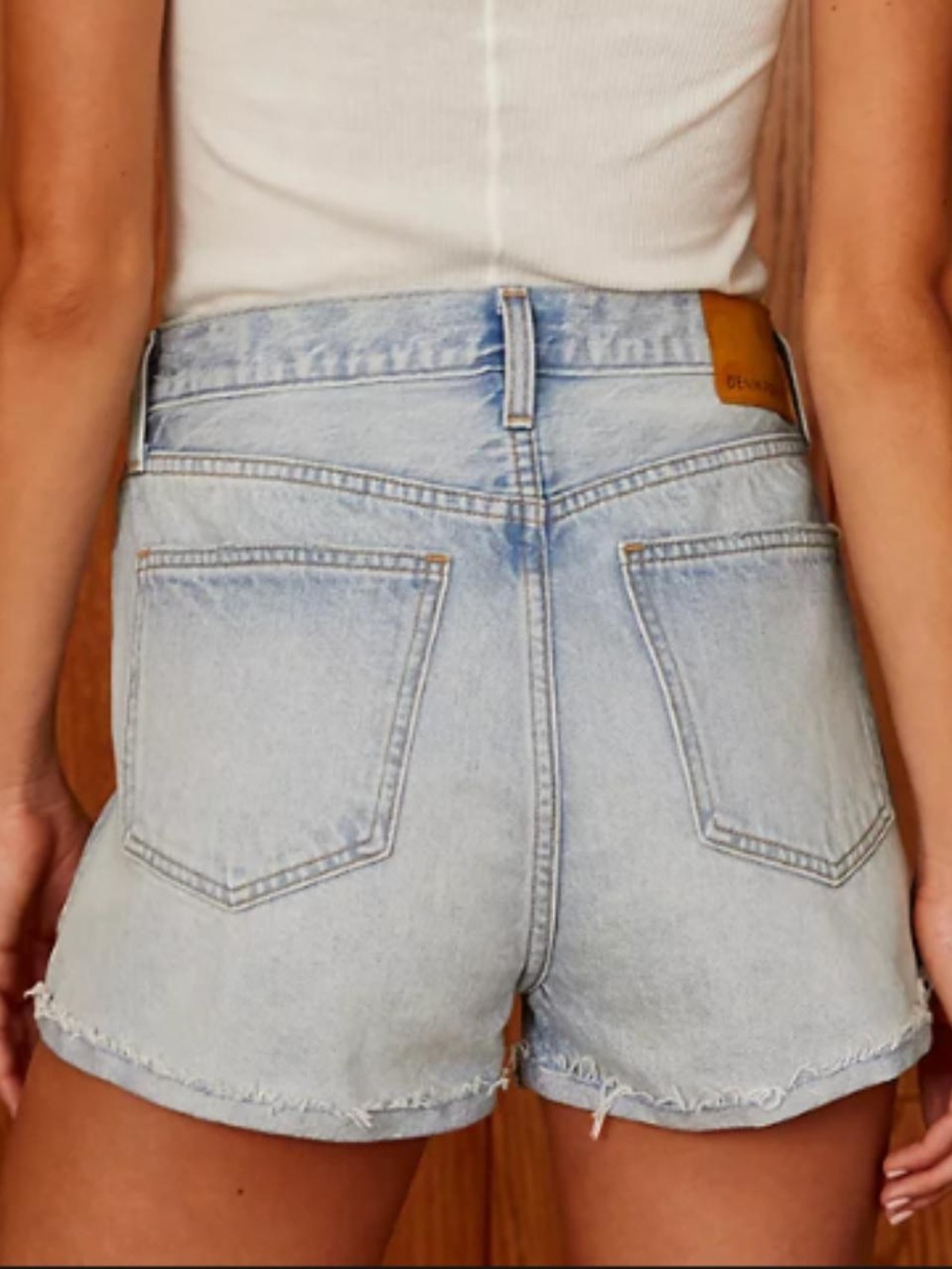 Aritzia Denim Forum Farrah Cheeky Short